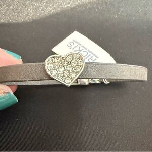 Ricki's Silver Heart Bracelet